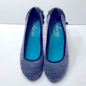 Skechers Flex gray Memory Foam size 10 slip on NWOB